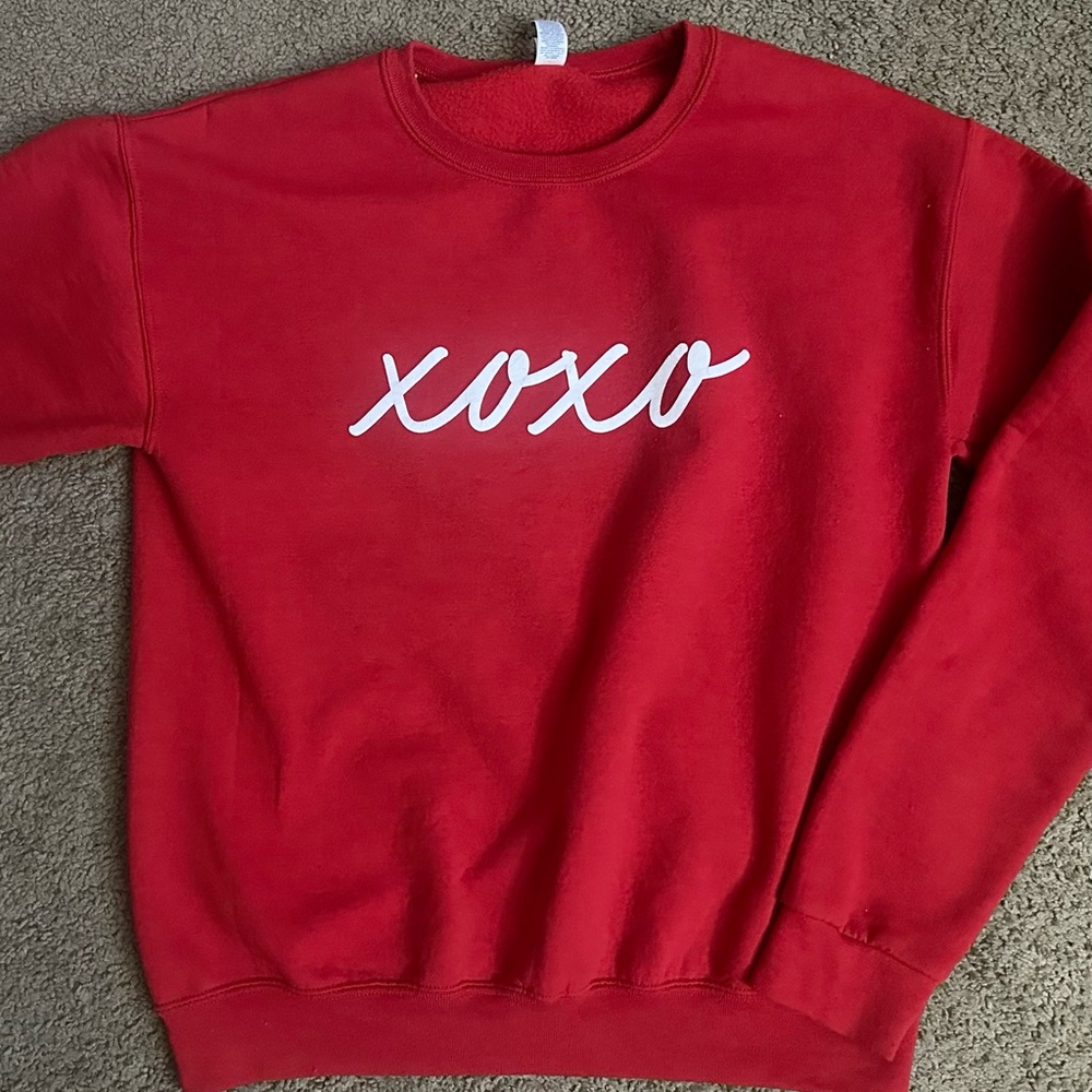 Red XOXO Sweater